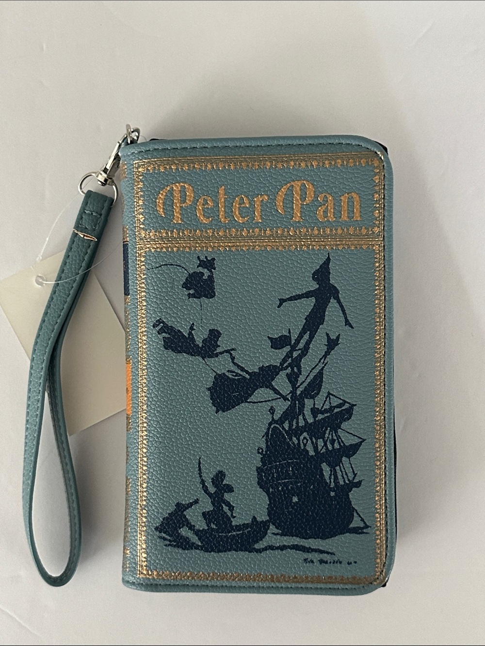 Peter Pan Blue Wristlet Phone Wallet